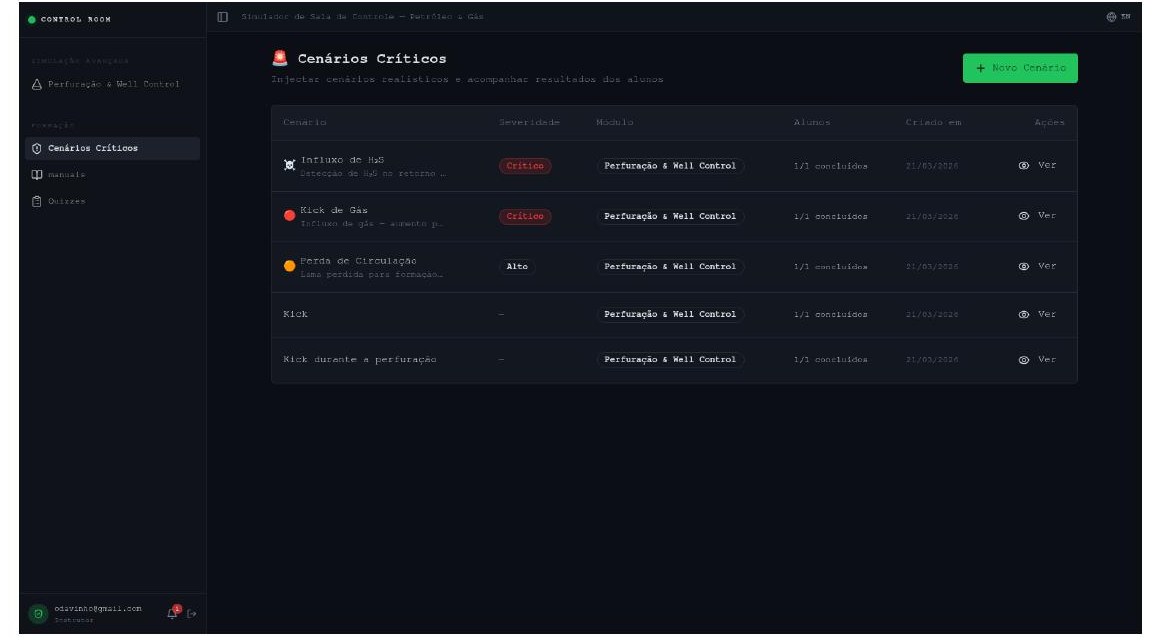 Scenario library + real-time injection