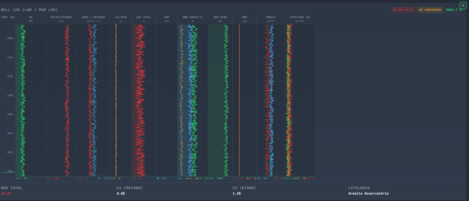 Well Log — Logging While Drilling (LWD)